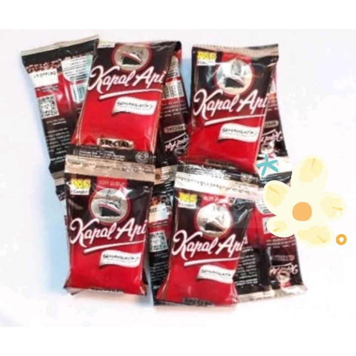 

Kopi kapal api mini kemasan 6 gram kopi 1 renteng renceng isi 10 sachet saset