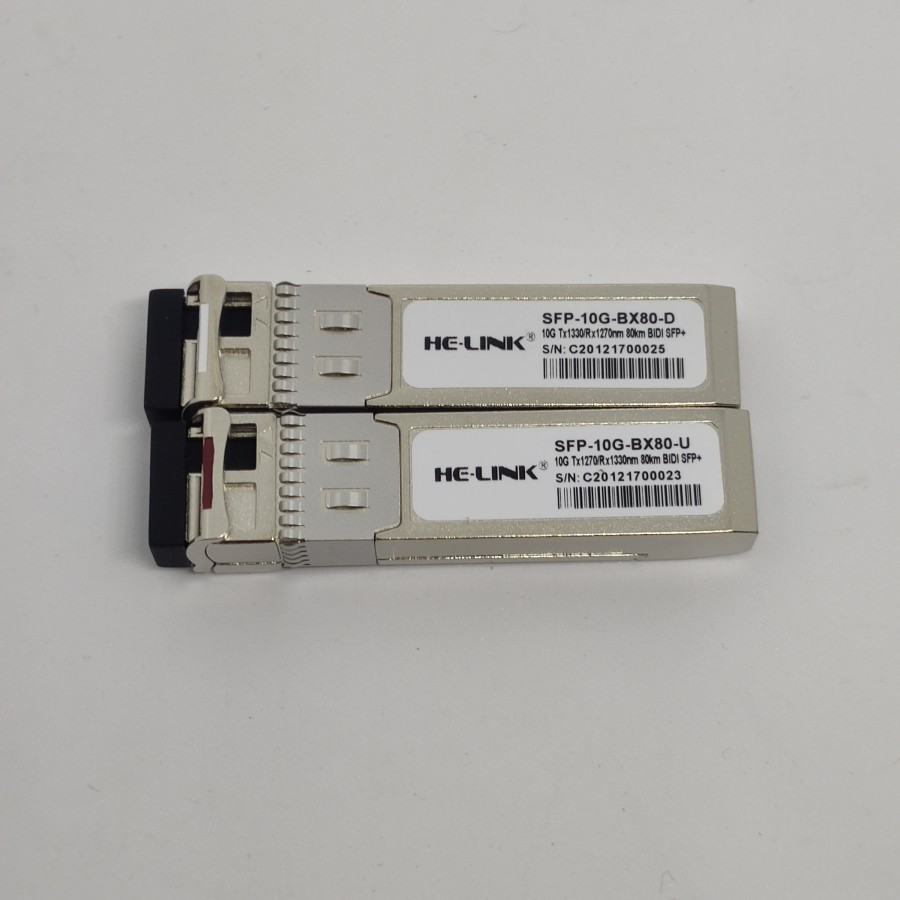 HE-LINK SFP+ 10G bidi 80km singlecore LC SFP-10G-BD-SM-80KM 1270 1330