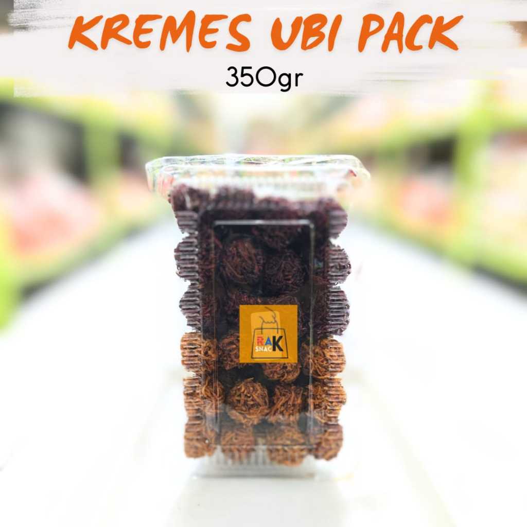 

Kue Kering Kremes Ubi 350gr | Kremes Ubi Kering Manis Gula Jawa | Snack Murah Kemasan Ekonomis