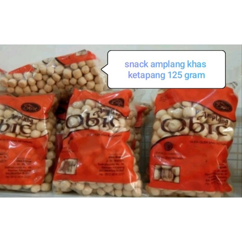 

snack amplang ikan OBIC khas ketapang, pontianak 125 gram