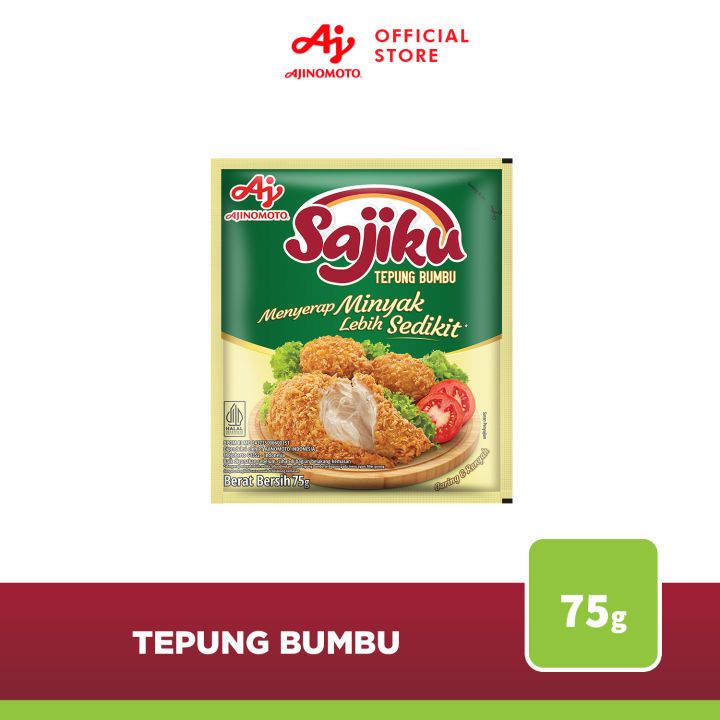 

ajinomoto sajiku tepung bumbu absorb less oil 75gr