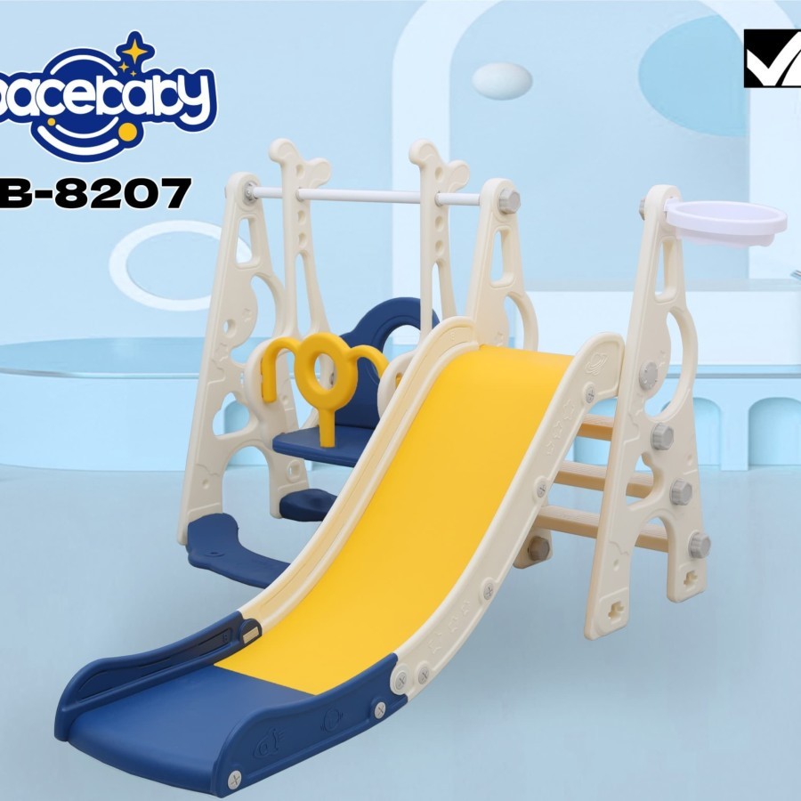 PEROSOTAN + AYUNAN SPACEBABY SB 8207 MAINAN SELUNCURAN ANAK SLIDE PROSOTAN ANAK 3IN1 MURAH