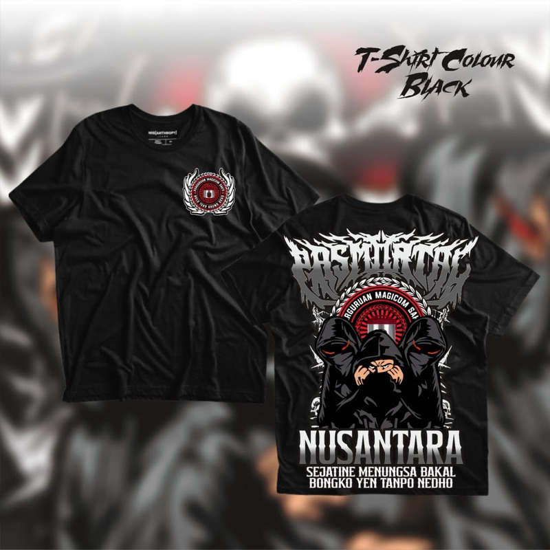 Kaos Distro Pasmortal Nusantara Sablon Premium Dtf Cozy Distro