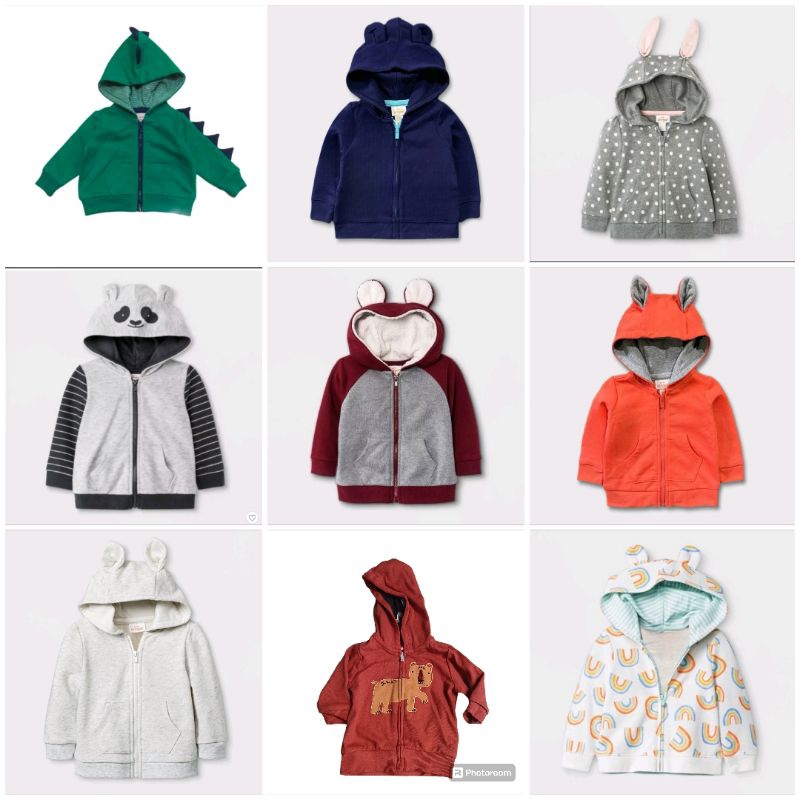 Phi321 Jaket Hoodie Bayi Anak Perempuan Laki laki Baby CNJ