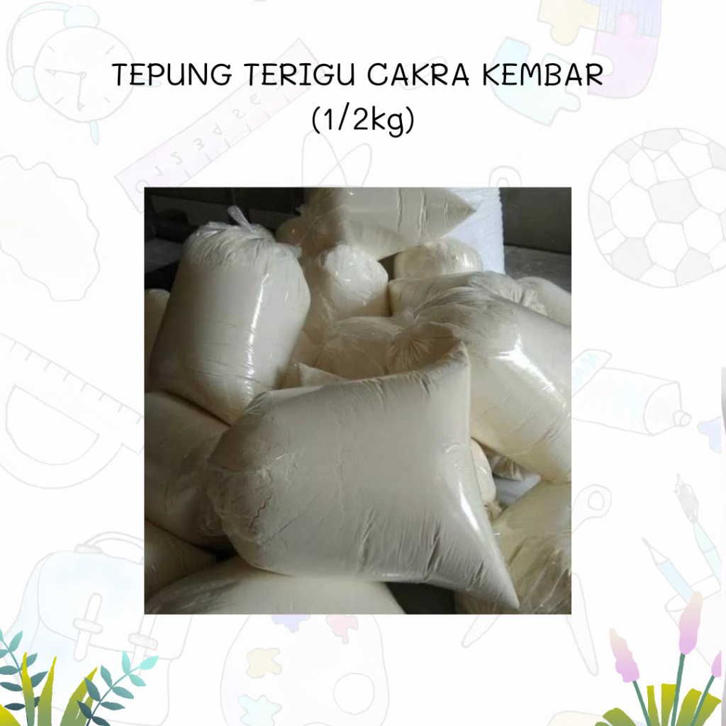 

TEPUNG TERIGU CURAH CAKRA KEMBAR 1/2KG