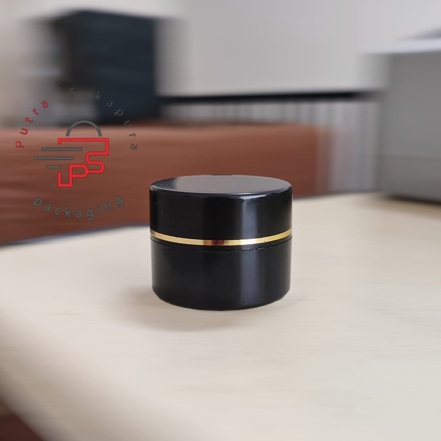 Pot Cream Ps 10Gr Hitam / Pot Ps 10Gr Hitam / Pot Kemasan cream 10Gram