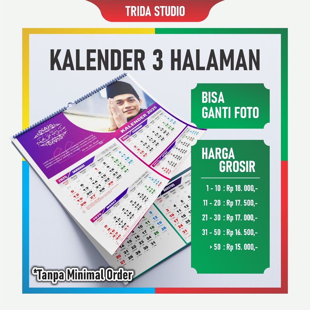 

Kalender Dinding 4 Bulanan Tahun 2025 - Gus Iqdam - Total Kalender