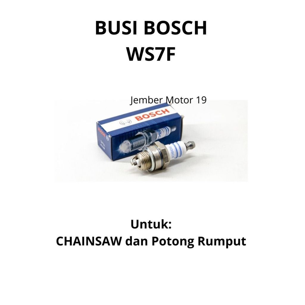 BUSI BOSCH WS7F/ BUSI POTONG RUMPUT ORIGINAL