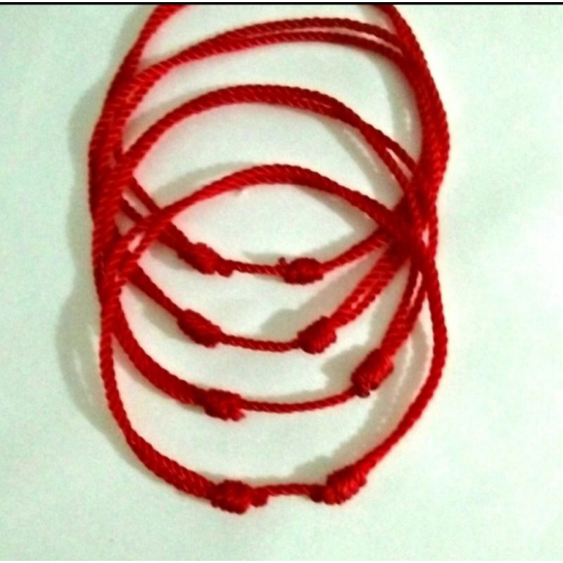 GELANG TALI MERAH KEBERUNTUNGAN POLOS GELANG TANGAN