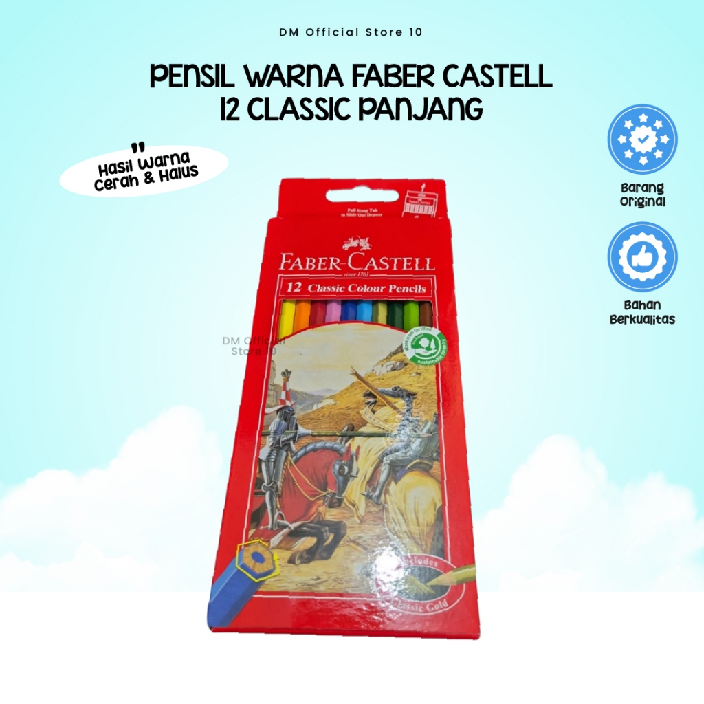 

Pensil Warna Faber Castell Classic Isi 12 Alat Menggambar Perlengkapan Sekolah Anak By Dm Store