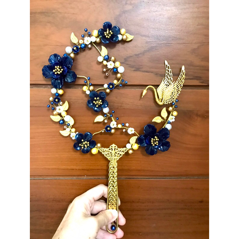 Kipas sangjit navy/ sangjit fan