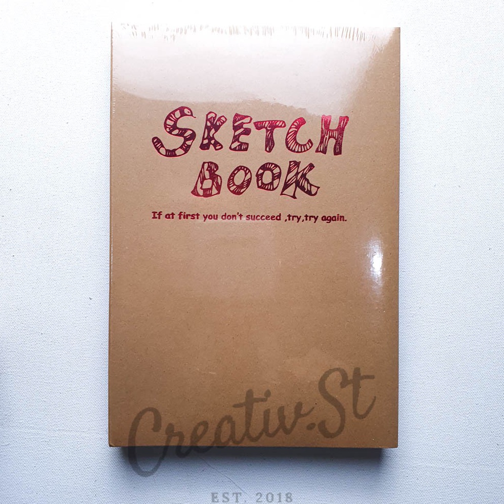 

KODE O4J Potentate Sketch Book 12 Sheet Kraft Black Cover 142 mm X 21 mm Buku Sketsa Gambar