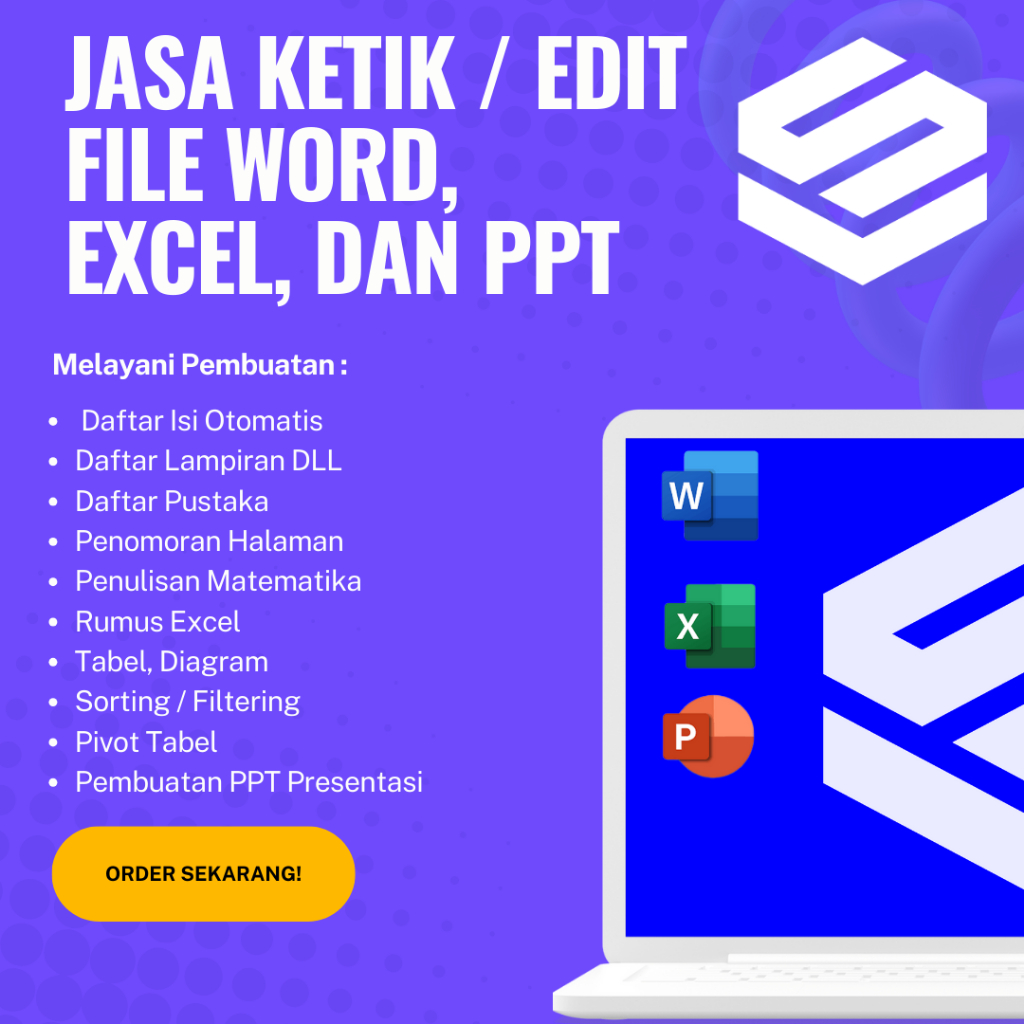 JASA KETIK || WORD,PPT,EXCEL