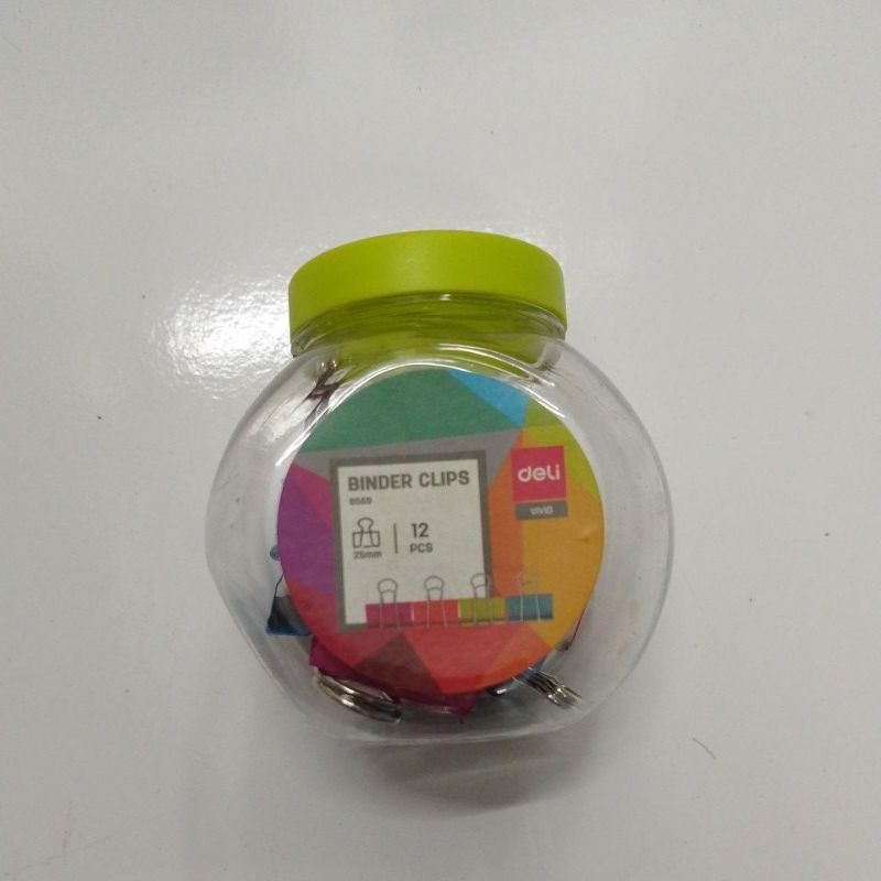 

BINDER CLIPS DELI 12 PCS 25MM 8559