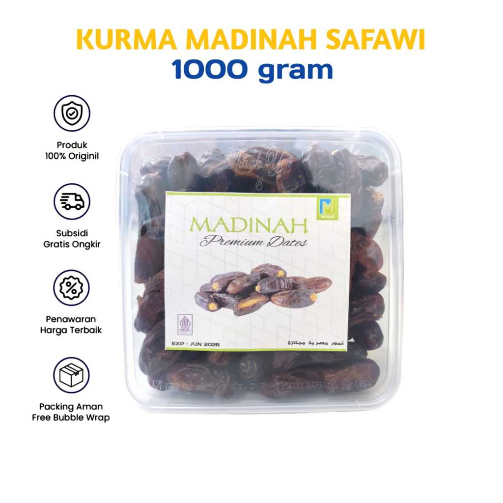 

Kurma Madinah Super Premium 1kg