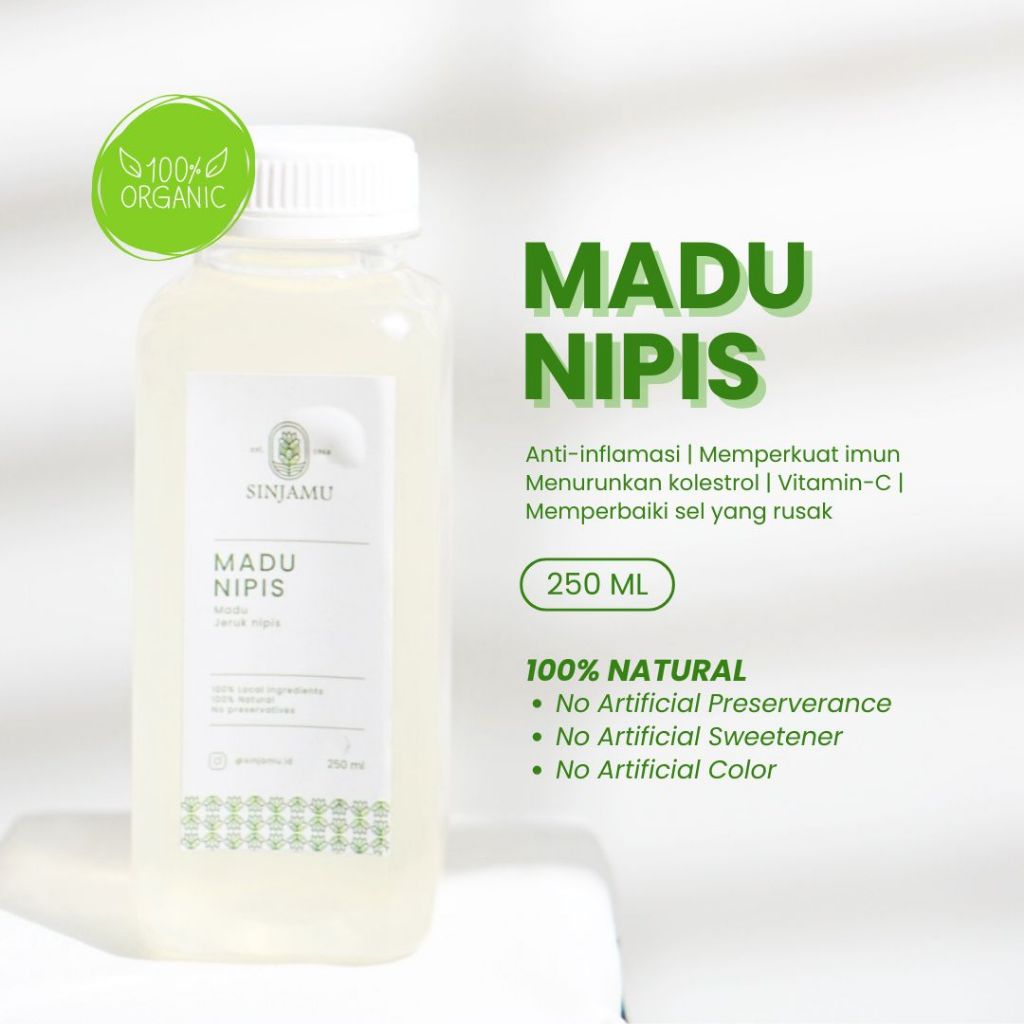 

Madu Nipis Sinjamu - Jamu - Minuman Herbal Tradisional 250ML