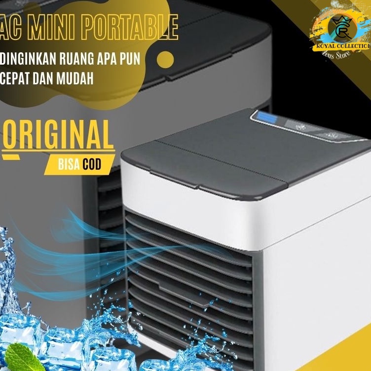 KODE D26X Kipas AC Mini Portable Arctic Air Ultra 2X Power Cooling Portabel Pendingin Penyejuk Ruang