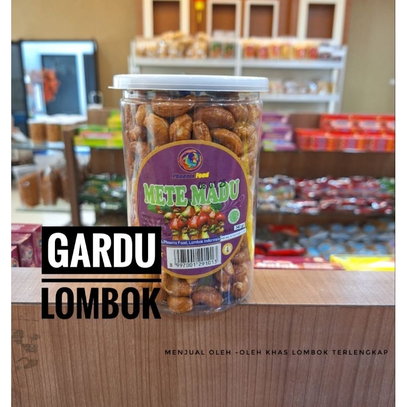 

Kacang Mete Madu Phoenix Toples 340 gram (oleh -oleh khas Lombok)