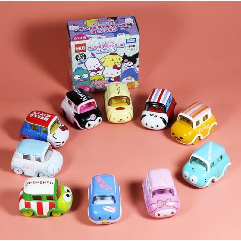 TAKARA TOMY TOMICA DREAM SANRIO KUROMI POMPOMPURIN HELLO KITTY MY MELODY CINNAMOROLL RIDE ON DORAEMO