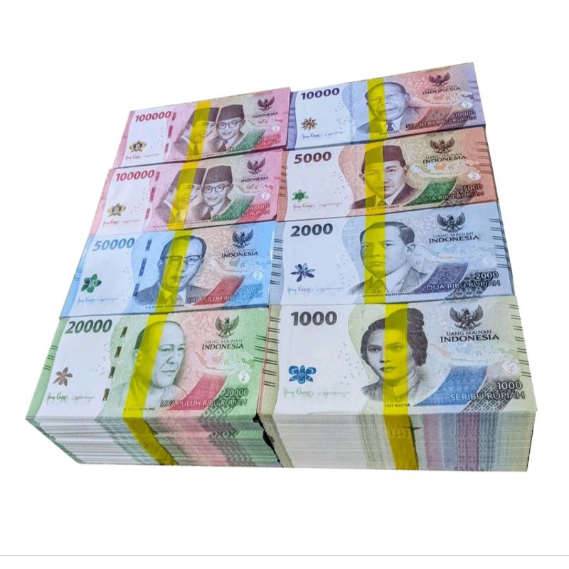 ✔️READY MAINAN ANAK/UANG MAHAR / UANG MAINAN RP 100.000 / UANG BUAT BUCKET / UANG HADIAH PERNIKAHAN