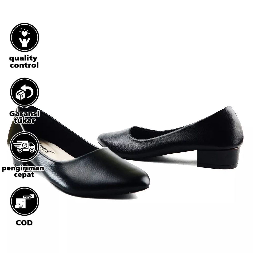 KODE A2A Sepatu Pantopel Wanita Sepatu kerja sepatu kantor wanita sepatu formal R 25
