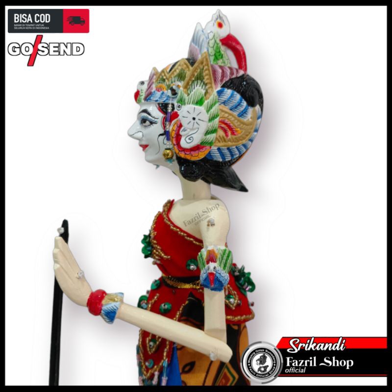 Wayang Golek Srikandi Istri Arjuna- 38 cm|Qualitas Premium