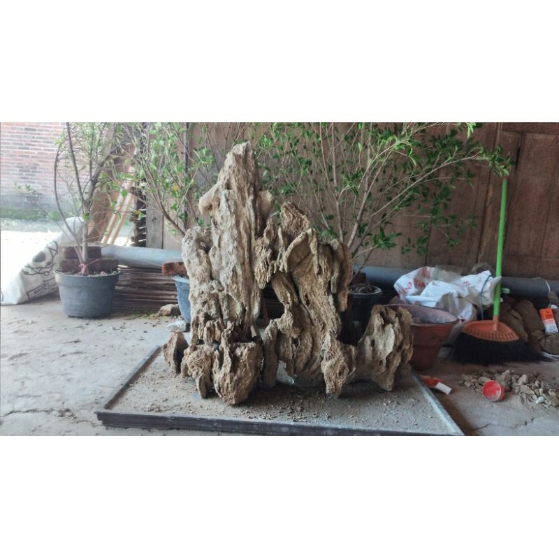 Batu gunung batu bonsai batu aquascape batu paludarium batu apung