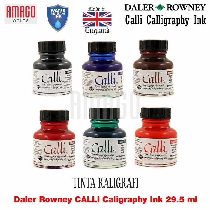 

KODE F39I DALERROWNEY Calli Calligraphy Ink 295ml Pilih Warna