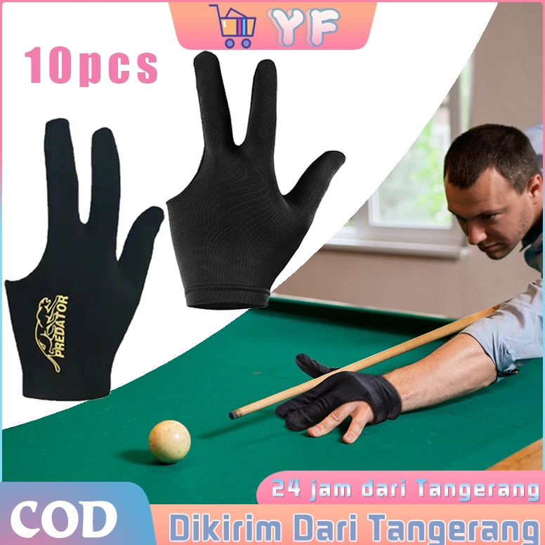 KODE O16N 1Pcs Sarung Tangan Billiard Predator Gloves Billiard Anti Slip Sarung Tangan Biliar