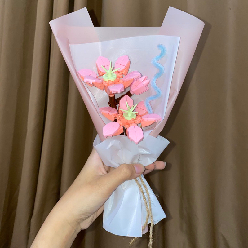 buket lego/bouquet lego/buket bunga lego lucu