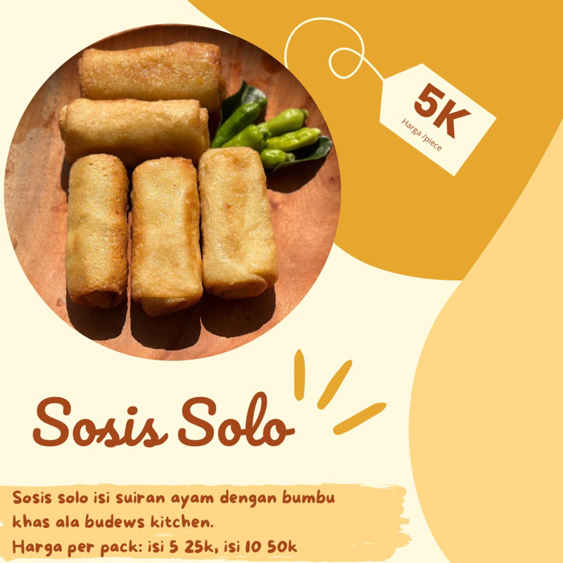 

SOSIS SOLO PREMIUM FROZEN FOOD CEMILAN ENAK