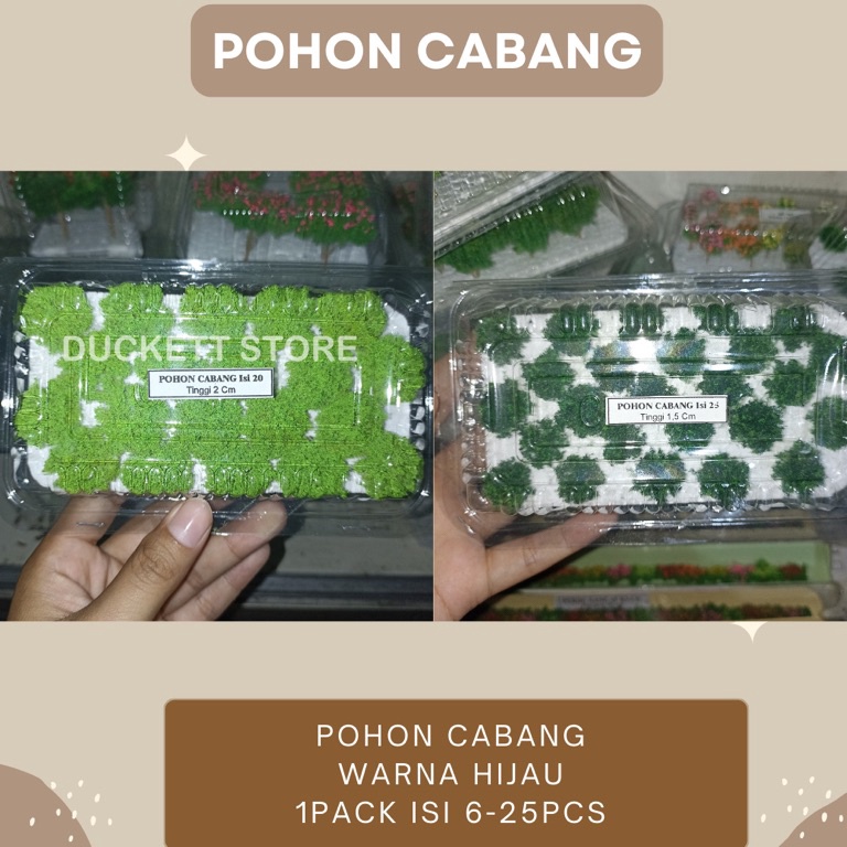 

KODE G16T MINIATUR POHON CABANG HIJAU MAKET DIORAMA MINIATUR