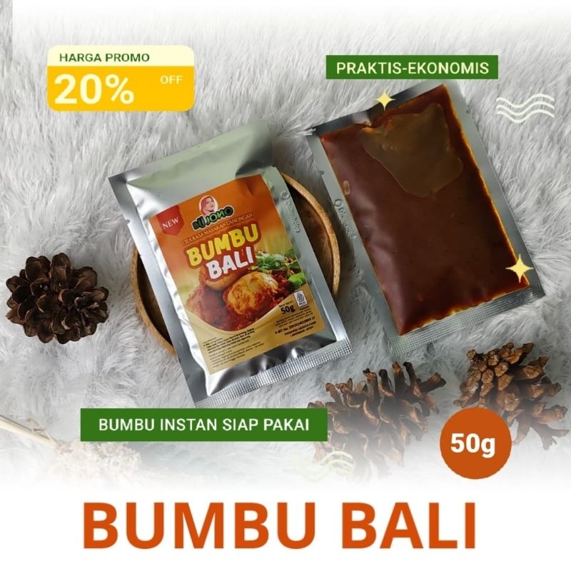 

BUMBU BALI INSTAN SIAP PAKAI 50 GRAM BUMBU BALI ENAK BUMBU BALI LEZAT PRAKTIS