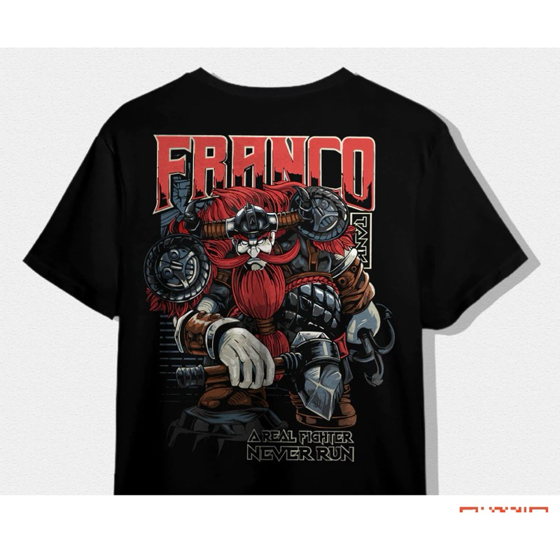 Tshirt/kaos franco Mobile legend