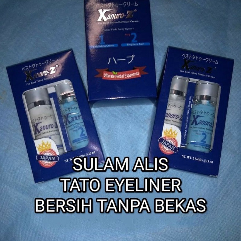 Obat Penghapus Sulam Alis  Penghilang Tato Eyeliner XanuroZ Terlaris KODE F6F5