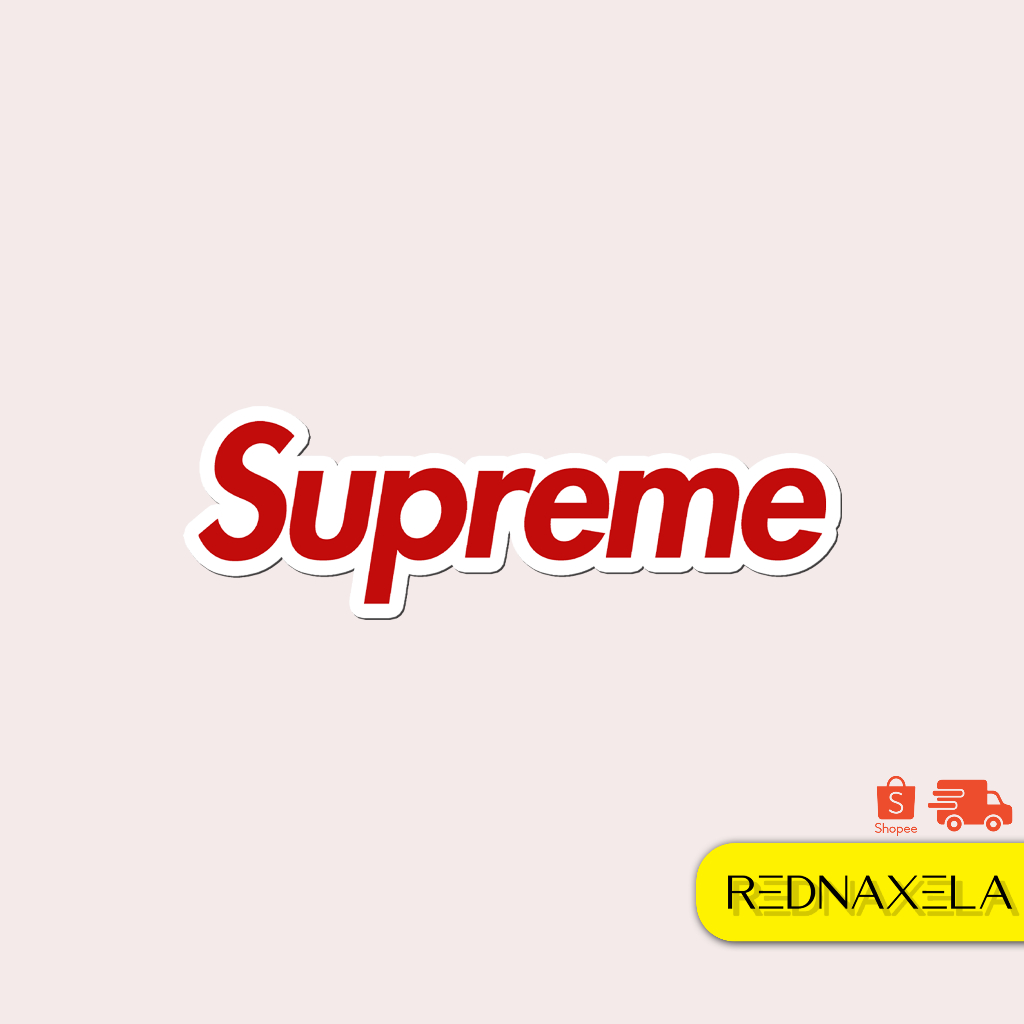 

Stiker Vinyl Supreme Stiker Koper Outdoor Waterproof Sticker