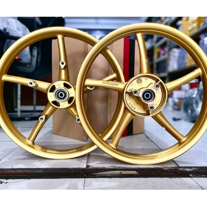 Velg Racing Satria Fu Velg Racing Valentino Rossi Velg Balok Gold