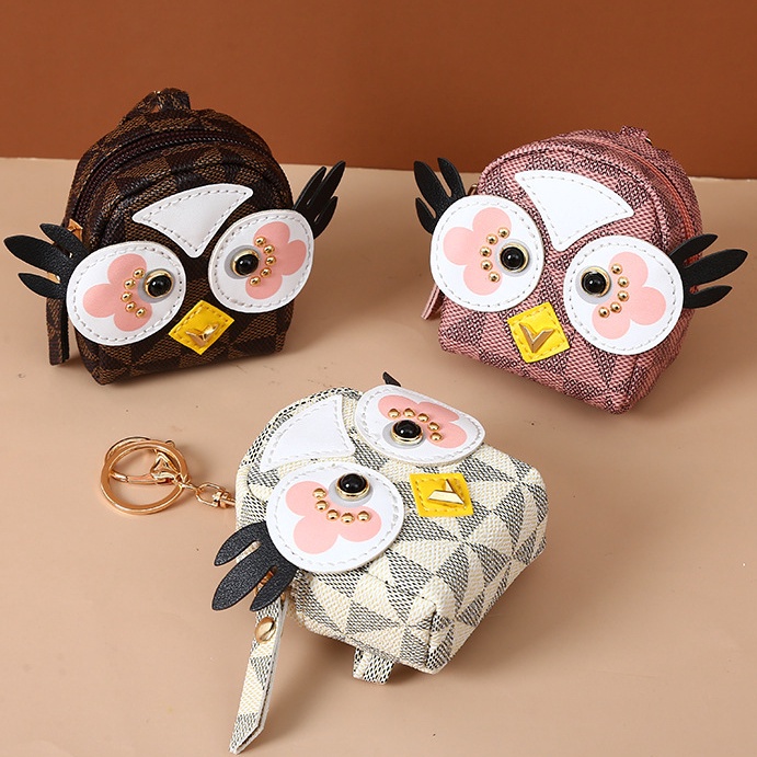 Jangan Ketinggalan order GANTUNGAN KUNCI OWL V COIN PURSE DOMPET KOIN KEY CHAIN GK67