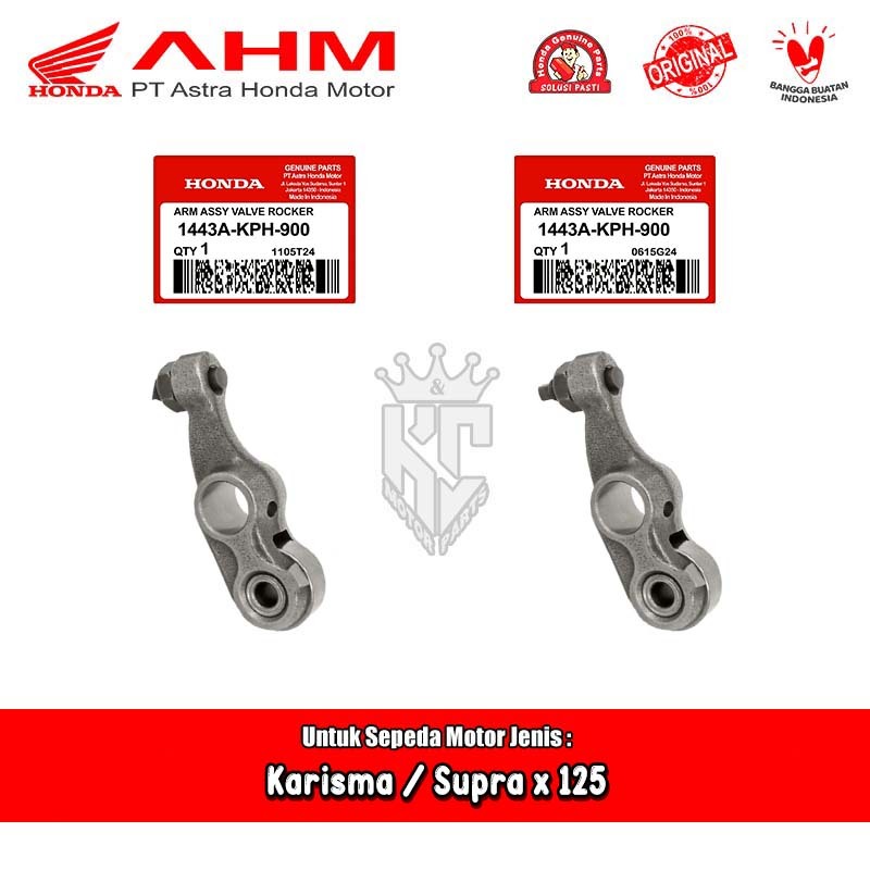 Piano Pelatuk Klep Rocker Arm Honda Karisma Supra x 125 Karbu Fi 2007 Original AHM 1443A-KPH-900