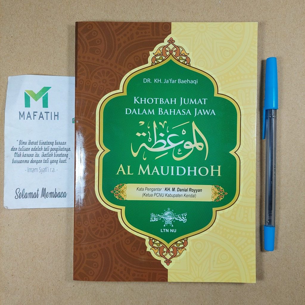 Buku KHOTBAH JUMAT dalam BAHASA JAWA AL-MAUIDHOH - LTN NU - kumpulan naskah khutbah Jum'at basa boso