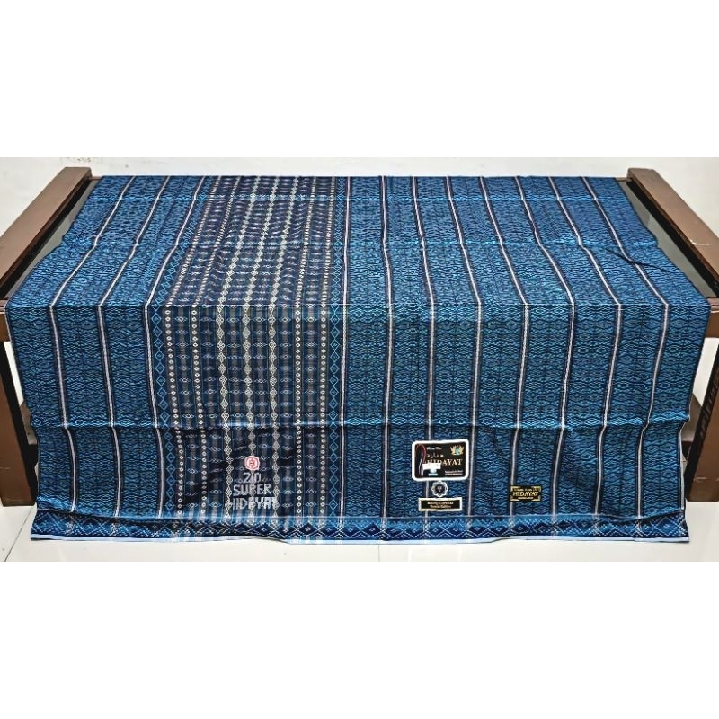 SARUNG TENUN SUTRA SAMARINDA SUPER HIDAYAT 210 DOUBLE SUTRA EXCLUSIVE SUTRA SYINTETIS 100% ORIGINAL 
