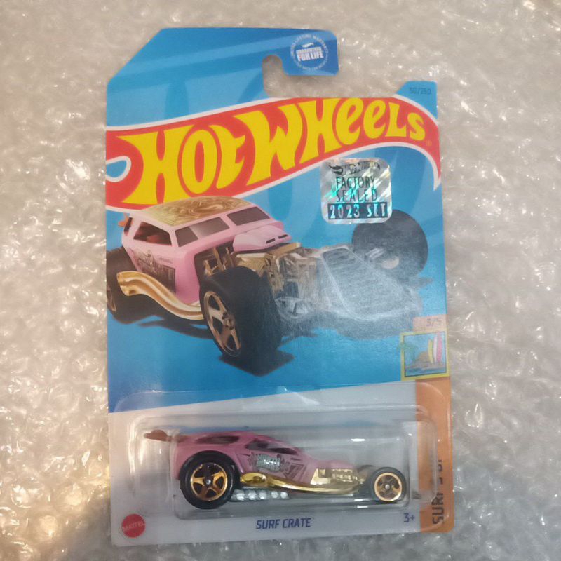 Surf Crate Hotwheels Wild Wave/Treasure Hunts pink