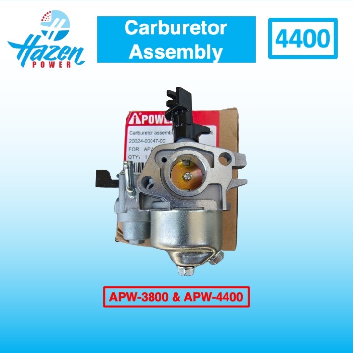 SparePart CARBURETOR ASSY Jet Cleaner AiPower APW-3800 & APW-4400 by HAZENpower