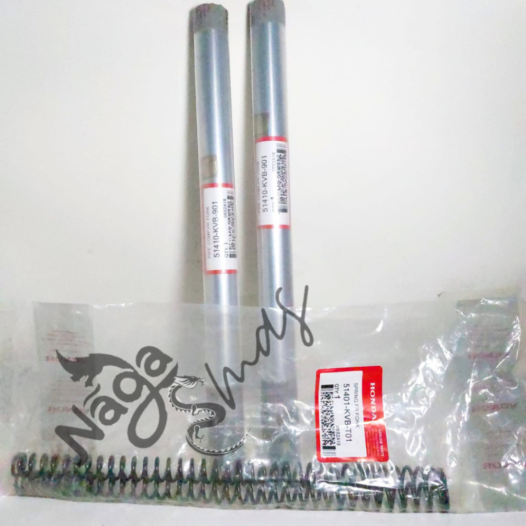 As Shock Motor KVB Vario 110 Techno Beat Scoopy Spacy Karbu 1 Set Sepasang Shockbreaker + per shock