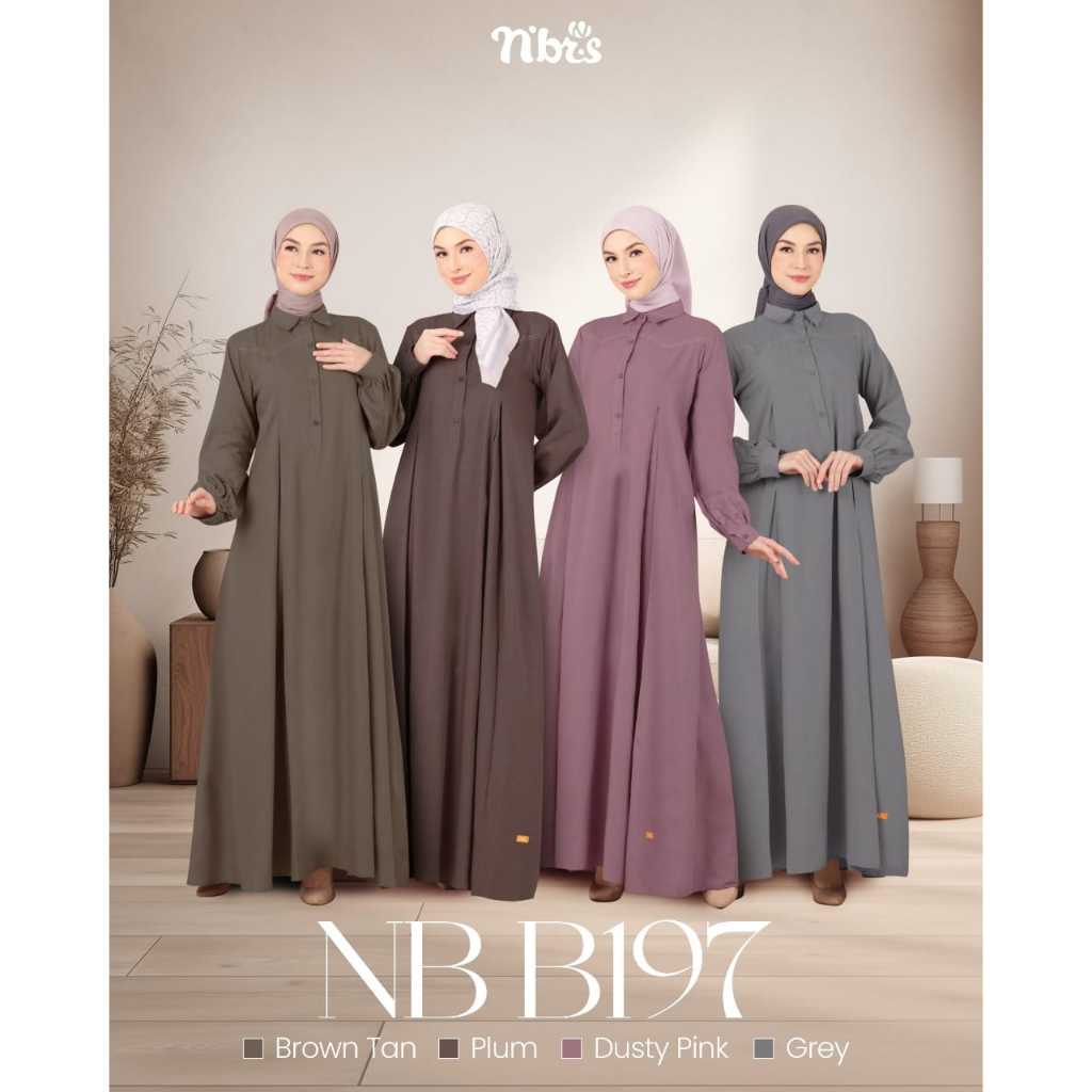 {NEW GAMIS 2024} Gamis Nibras Terbaru 2024 NB B197
