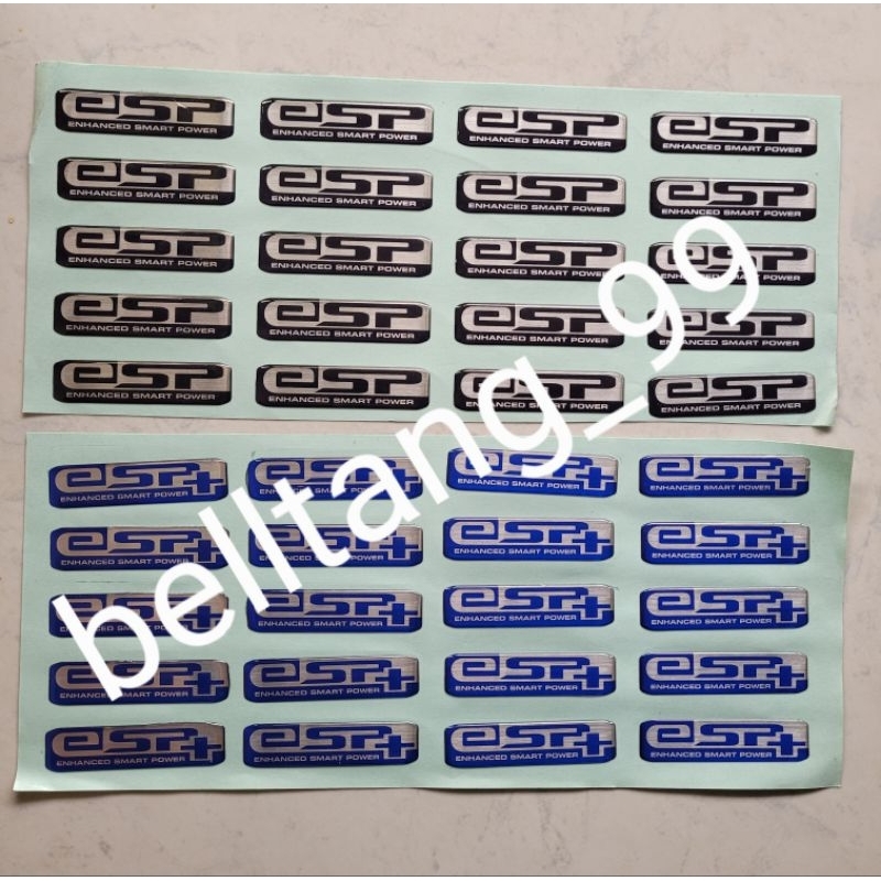 emblem stiker esp beat vario pcx adv scoopy timbul warna hitam/ embkem esp beat timbul warna biru/st