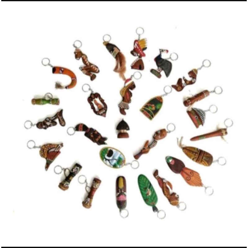 Gantungan kunci khas papua/oleh oleh khas papua