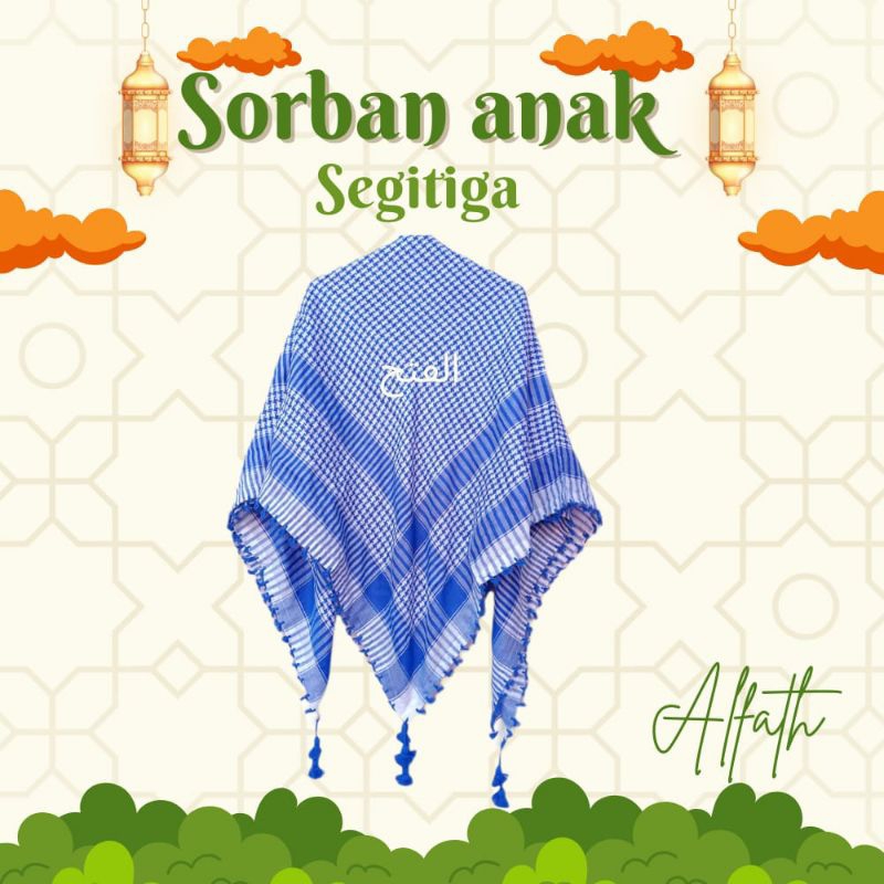 sorban /sorban anak tk-sd/sorban terbaru/sorban anak laki laki/sorban segi tiga