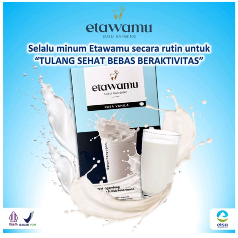 

ETAWAMU - Susu Kambing Etawamu Original dengan Perisa Vanilla menjaga kesehatan tubuh