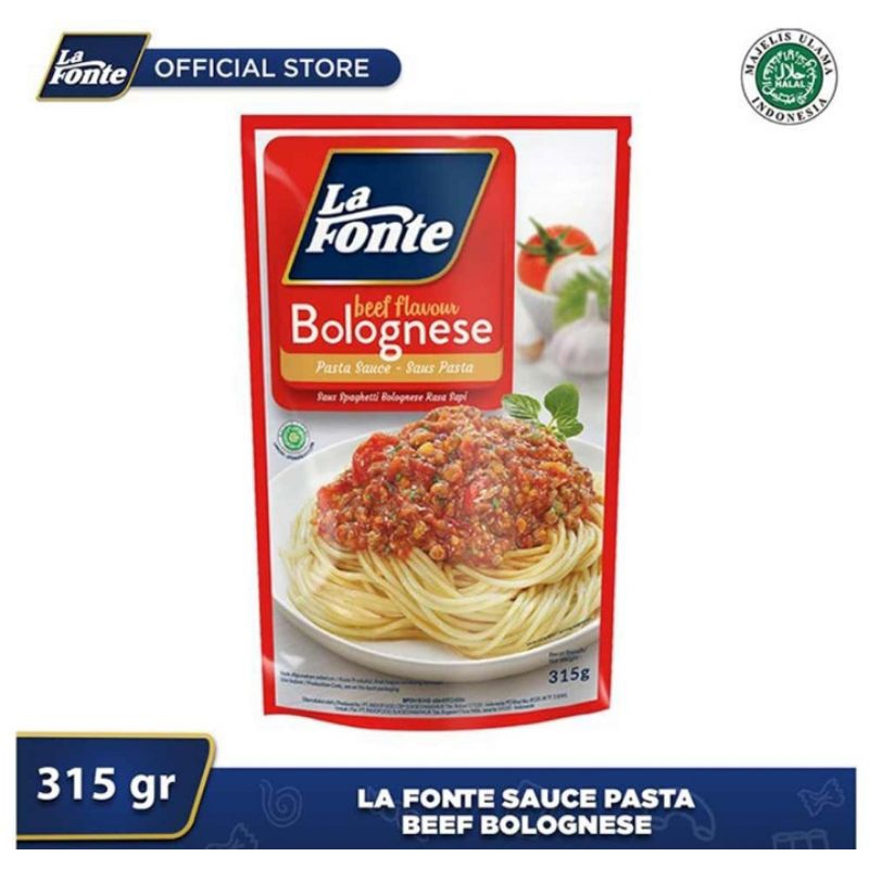 

LA FONTE PASTA SAUS BOLOGNESE 315G